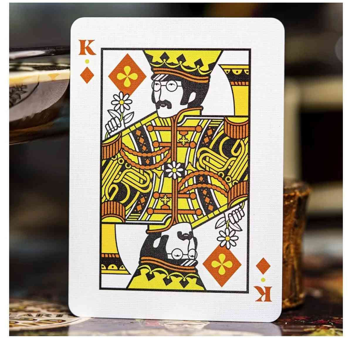 New The Beatles Premium Playing Cards  Pink Deck