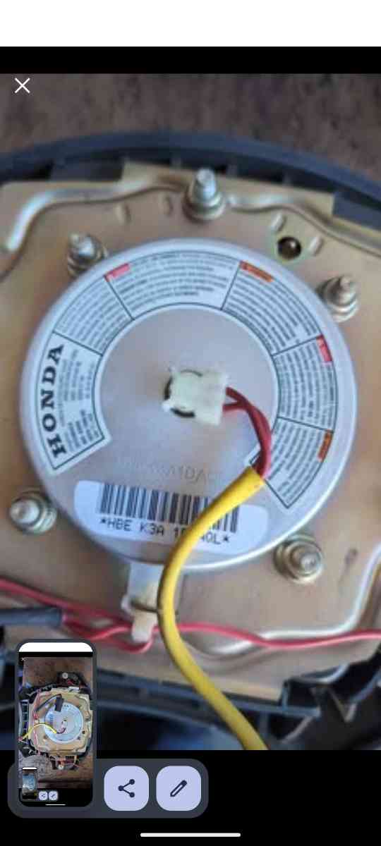 99 Honda Civic Air bag