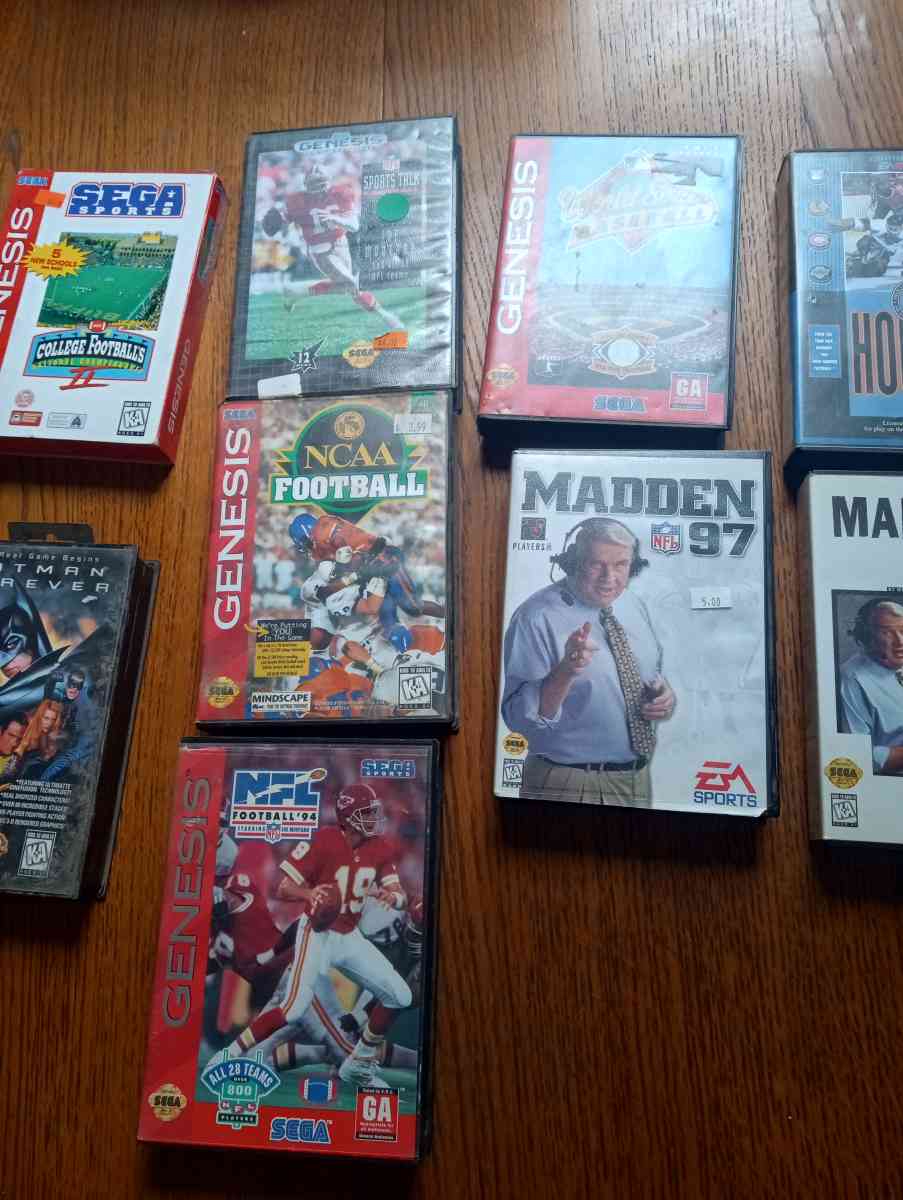Original Sega Genesis games complete in box