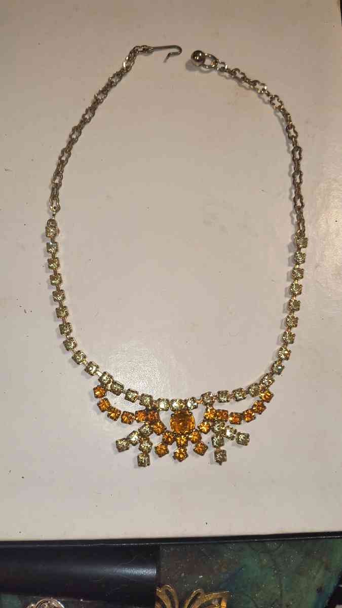 Citrine Gemstone Necklace