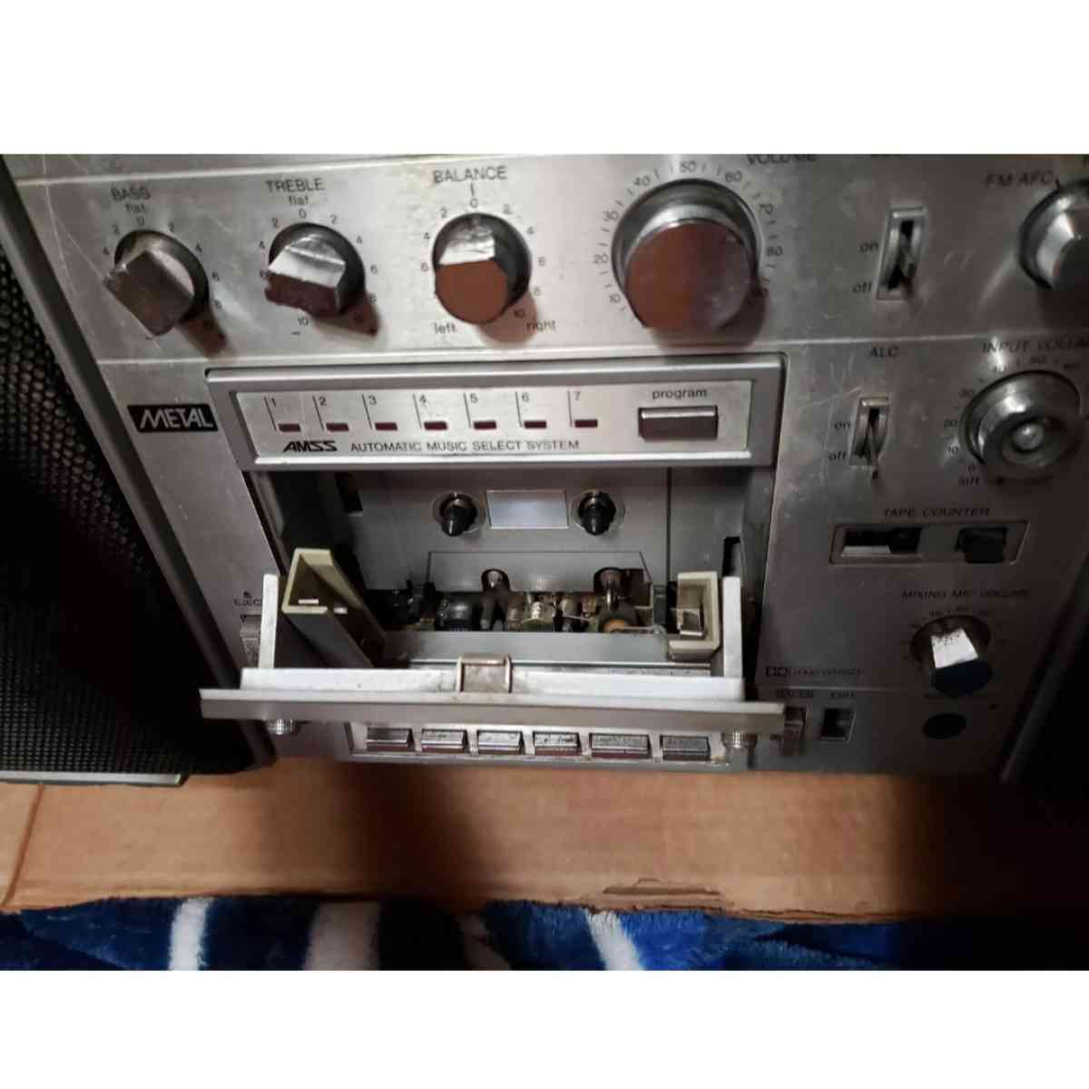 Sanyo MX920 Vintage Boombox Tested Works Made In Japan W Plu