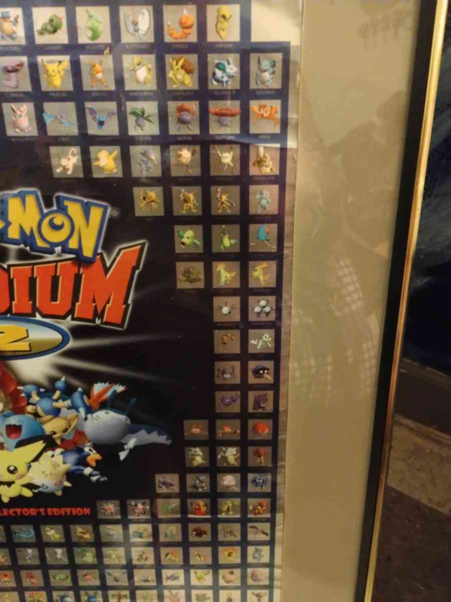 This is an original NMMT Pokmon Stadium 2 Foil Poster