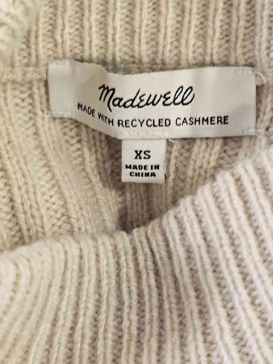 Madewell Recycled Cashmere and Wool Sweatee Size XS