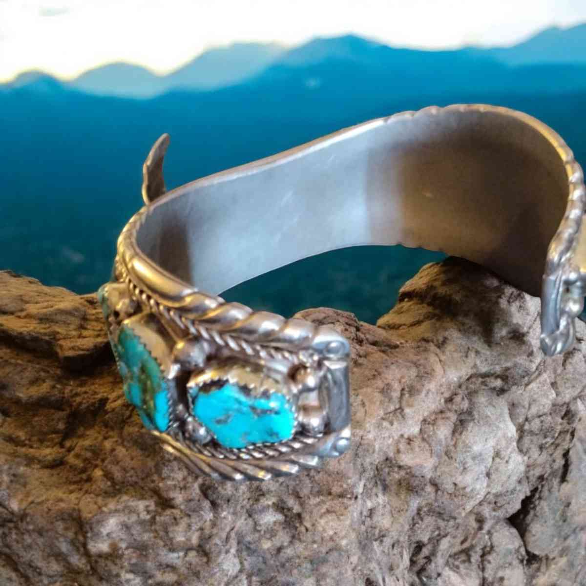 Native American Turquoise watch Band