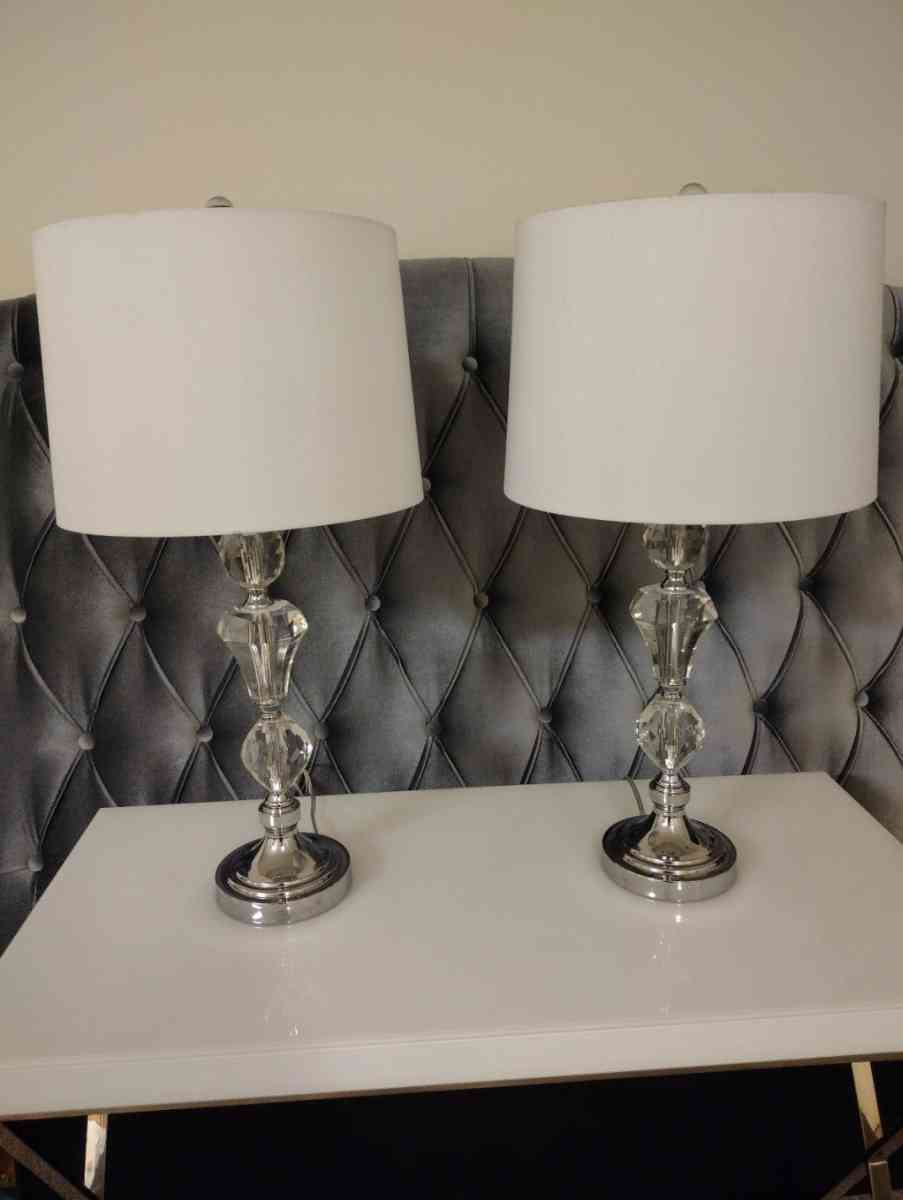 Genuine Swarovski Crystal Night Stand Lamps