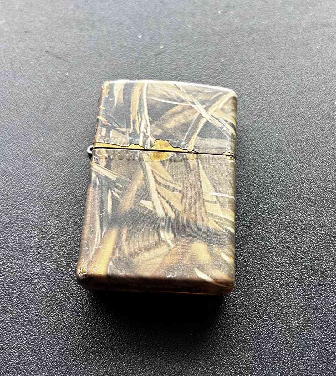camo 2005 zippo lighter