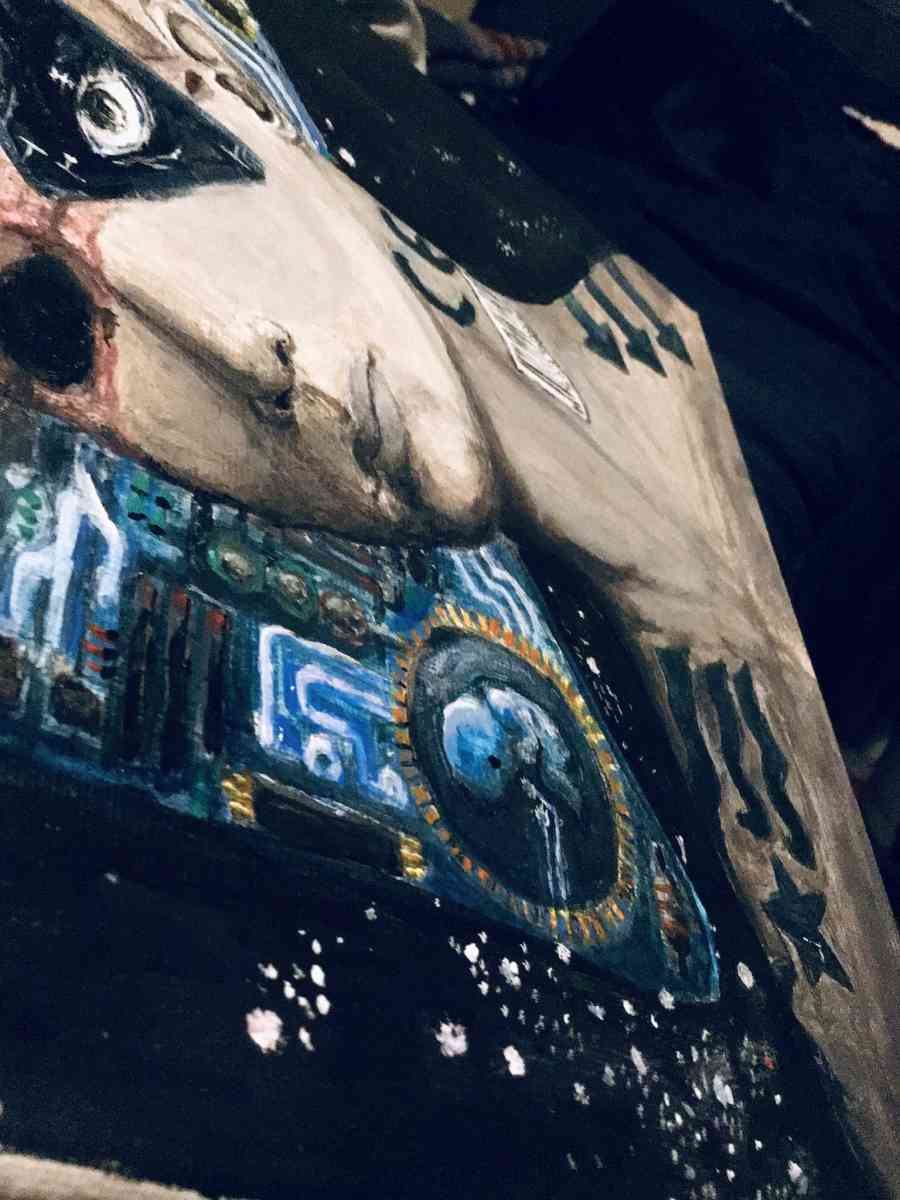 Original acrylic painting 14x11