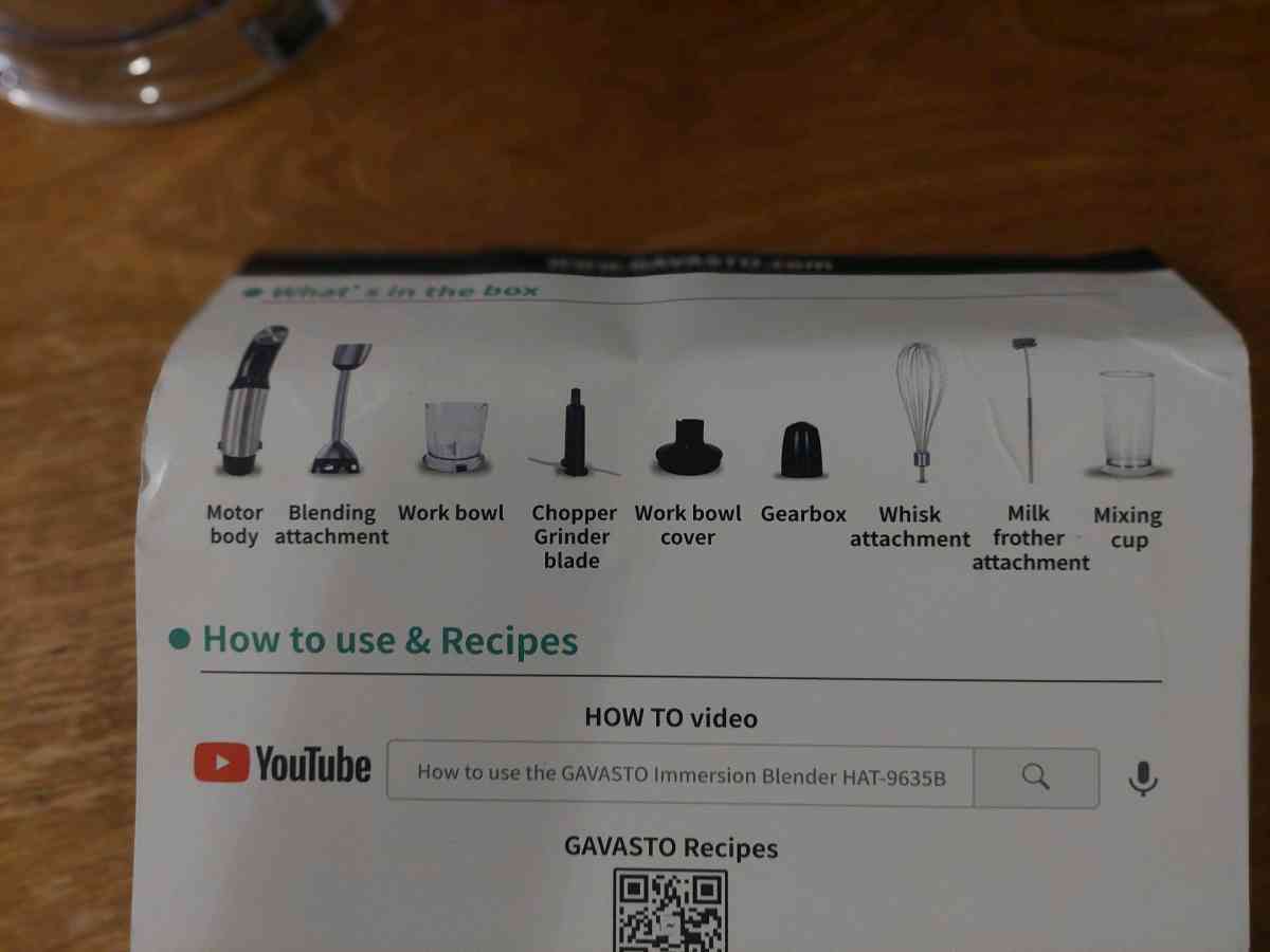 Gavasto Design Patent Protection  Hand Blander