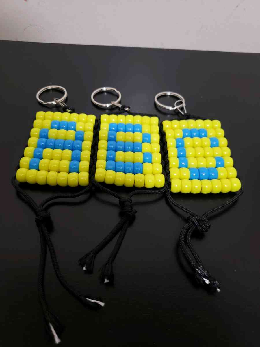initials Keychains ABC