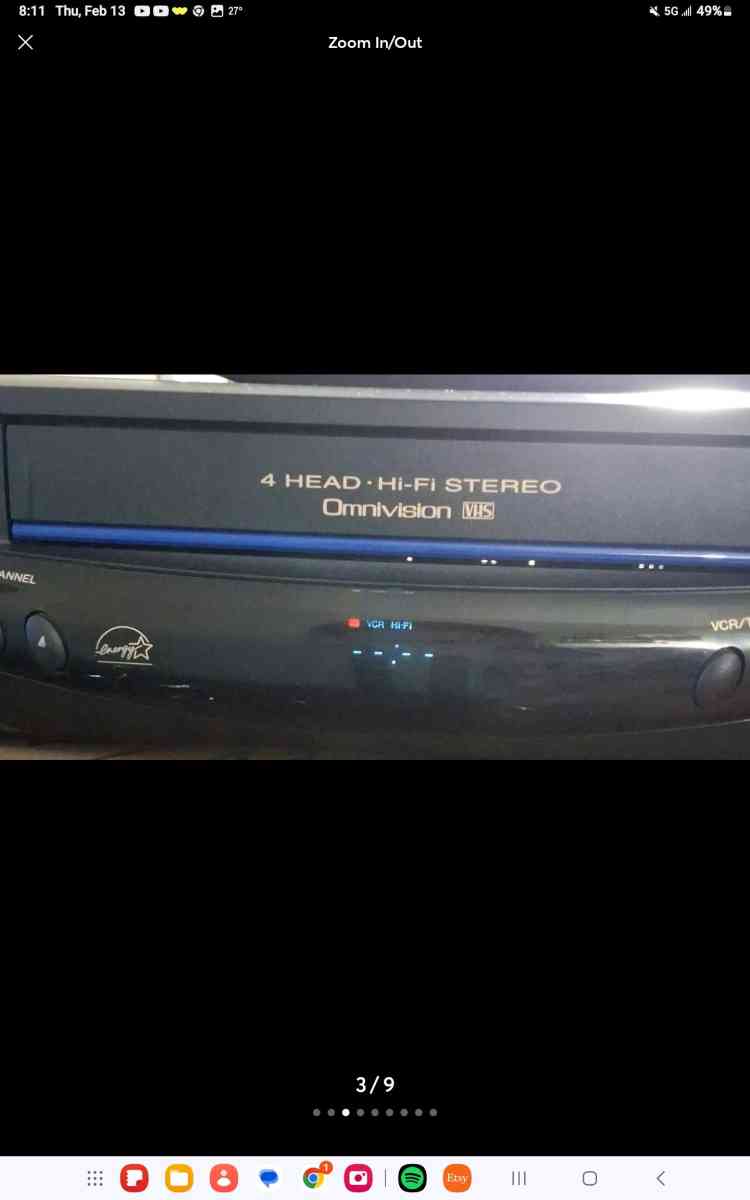 Panasonic vhs player PV 8450