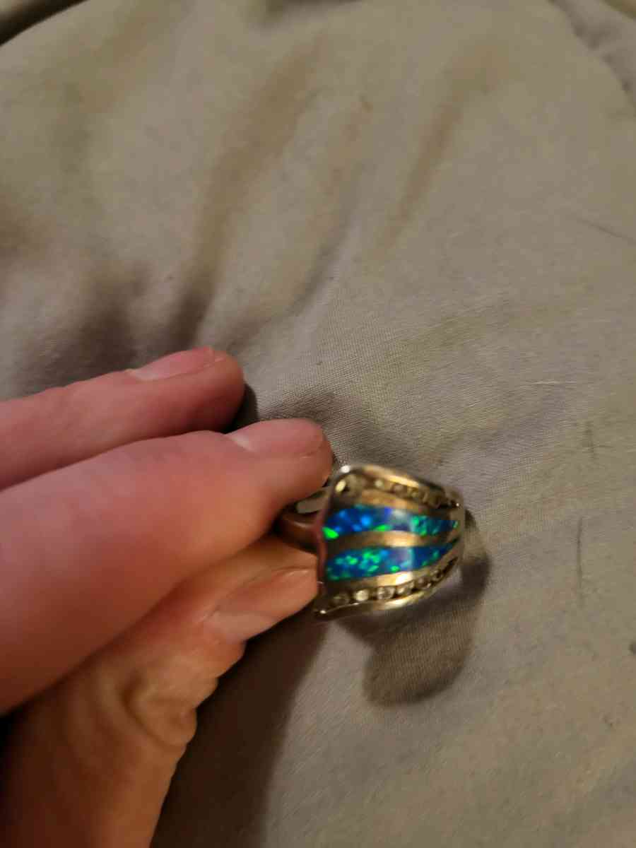 925 Mermaid tail ring