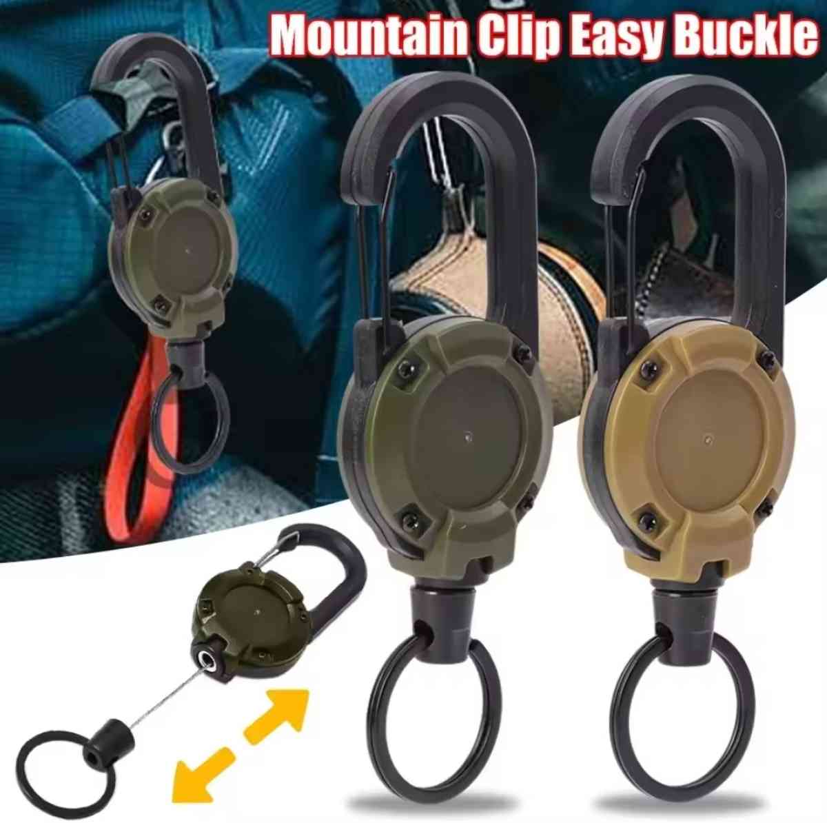 retractable steel cable buckles