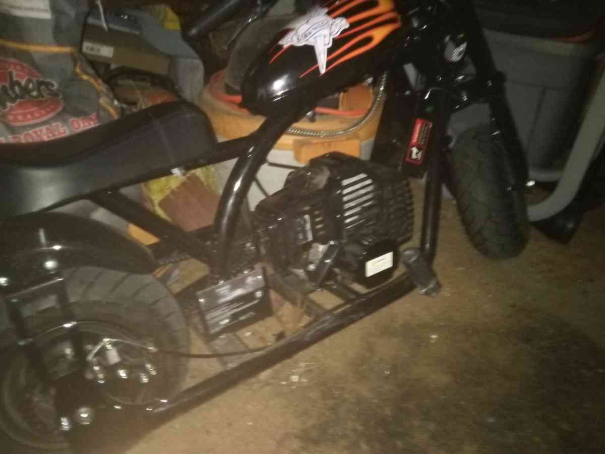 49cc bike and 212cc go cart take a swap