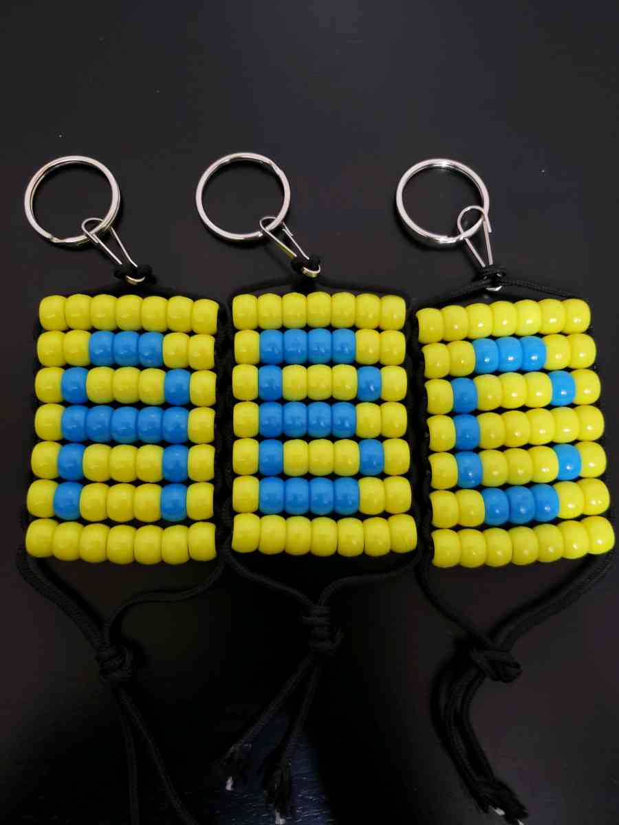 initials Keychains ABC