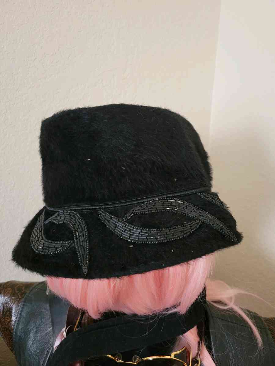vintage fur hat