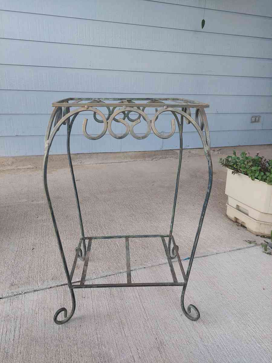 Antique French Victorian Gilt Wire Garden Plant Stands