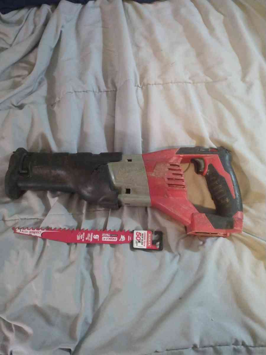 Milwaukee cordless sawzall