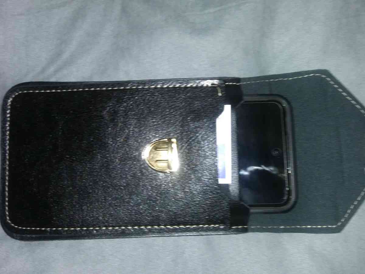leather cellphone holder brand new