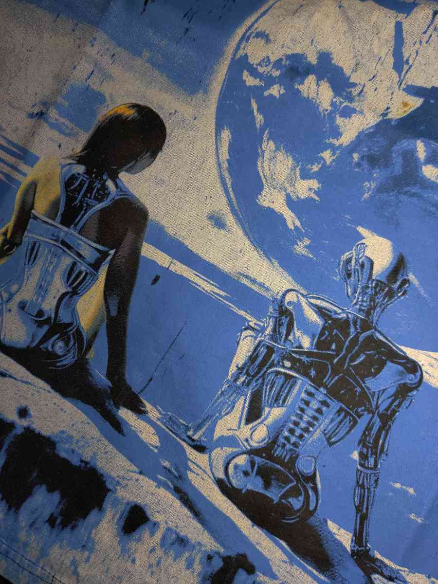 Godspeed Artificial Love TShirt Royal Washed