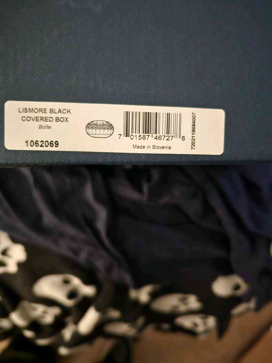 Waterford Black Crystal bowl