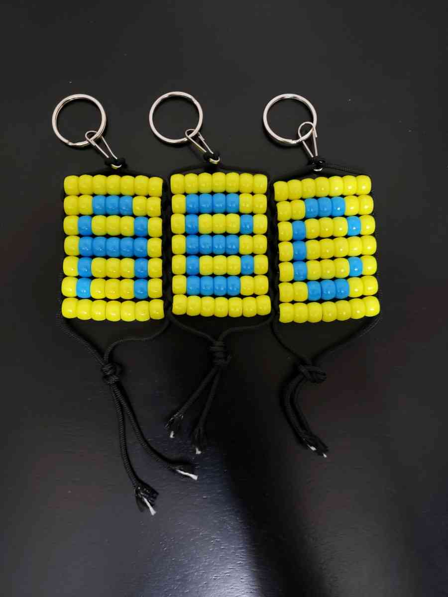 initials Keychains ABC
