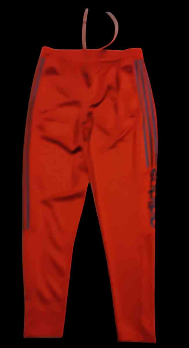 Red and Black Adidas Sweatsuit