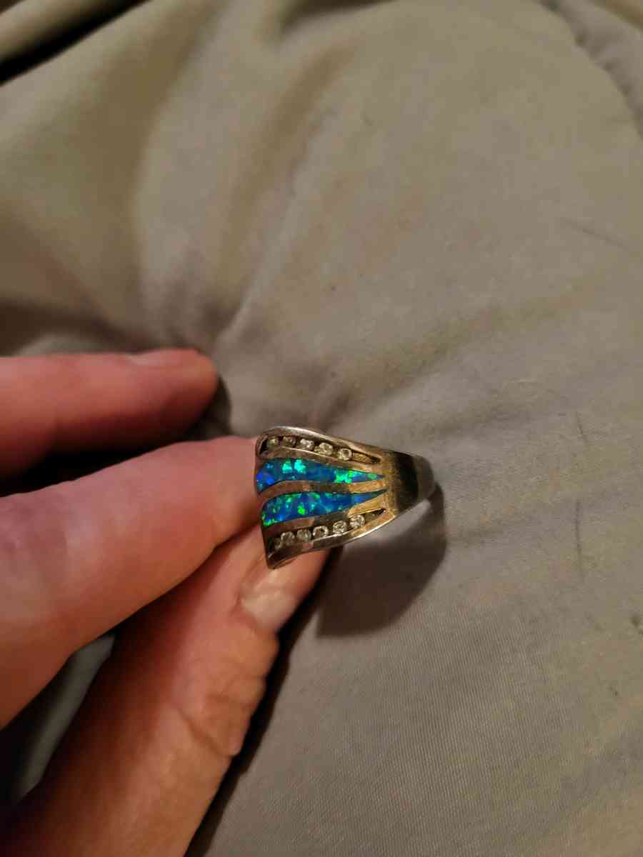 925 Mermaid tail ring