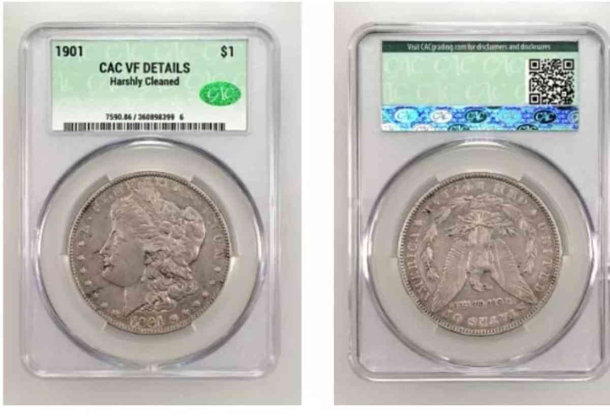 1901 P Morgan Silver Dollar