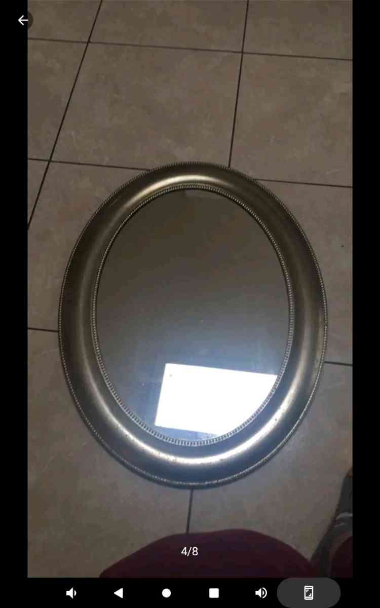 antique princess mirror matel one could use a paint job