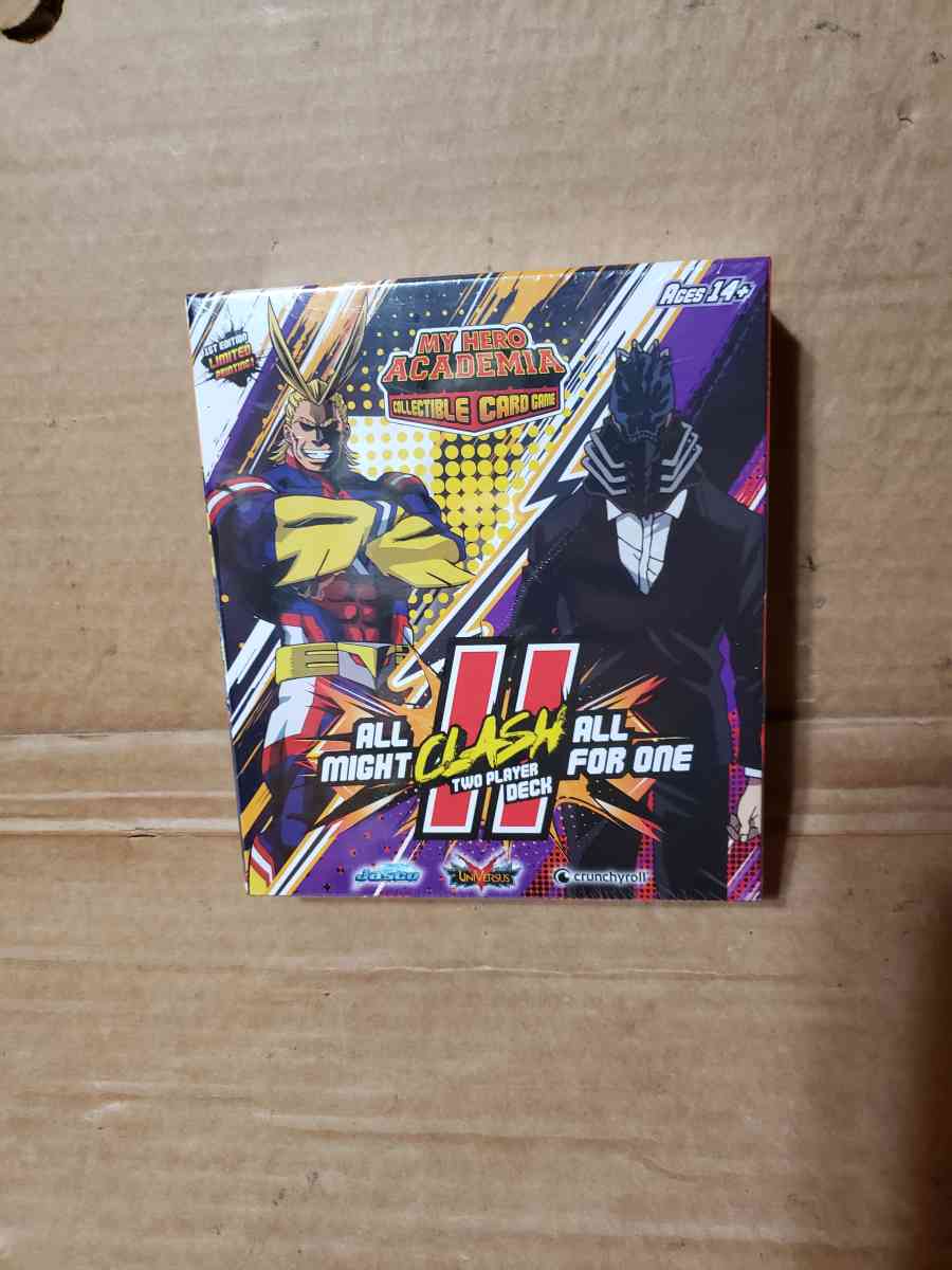 My Hero Academia Card  2 Player Clash Deck NEW