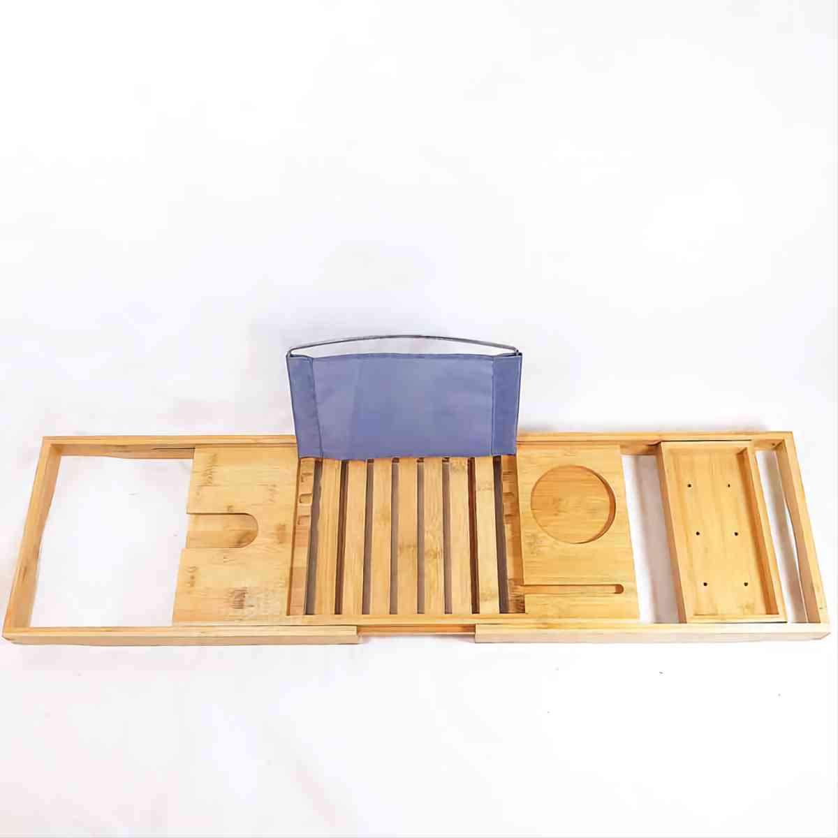 Home It EXPANDABLE Natural BAMBOO BATHTUB TRAY CADDY 27 34