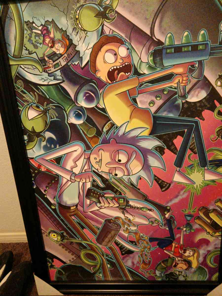 Rick and Morty painting