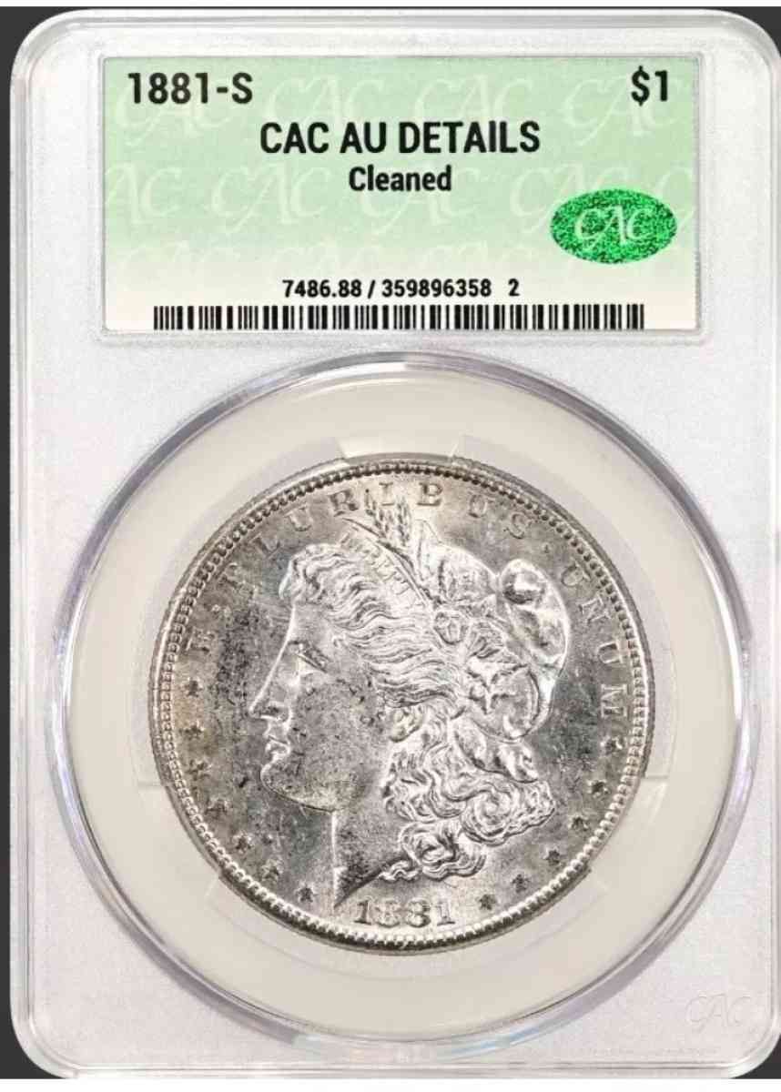 1881 S  Morgan Silver Dollar