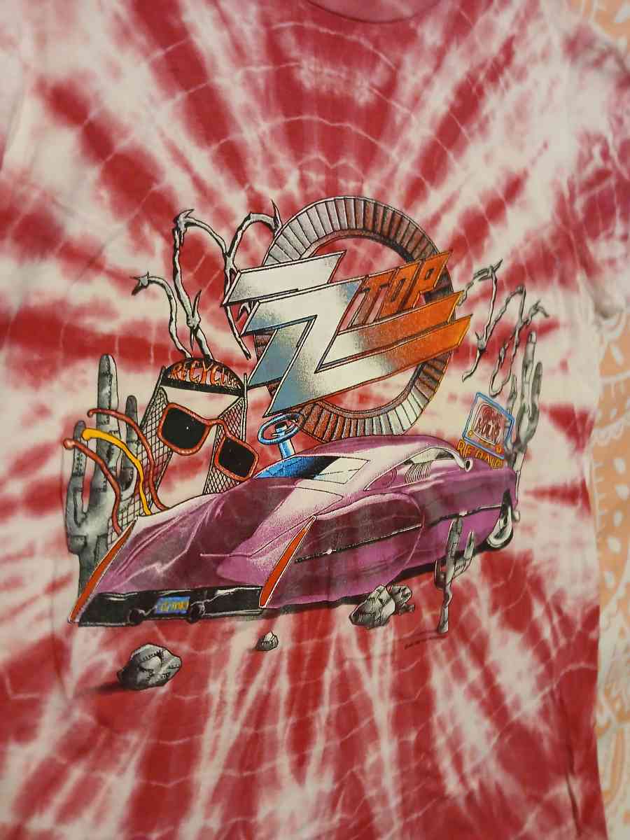 Vintage ZZ Top Recycler World Tour Mens Large Concert Tee