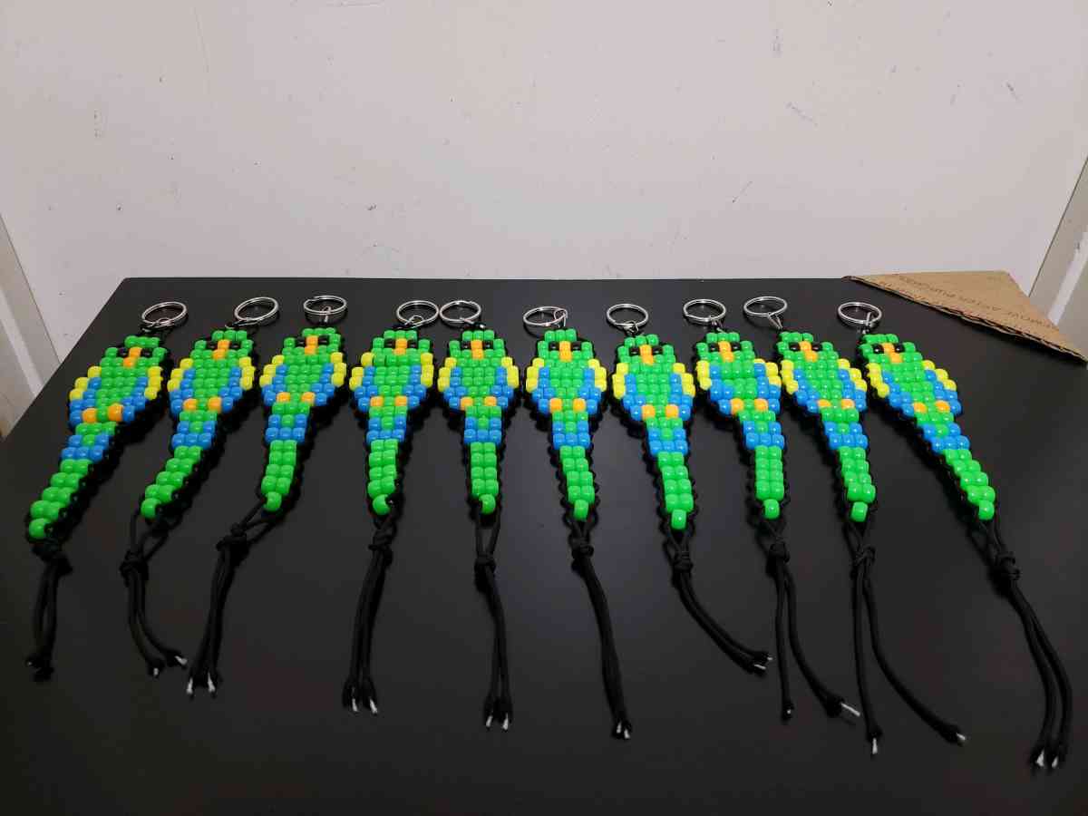 Parrots Keychains