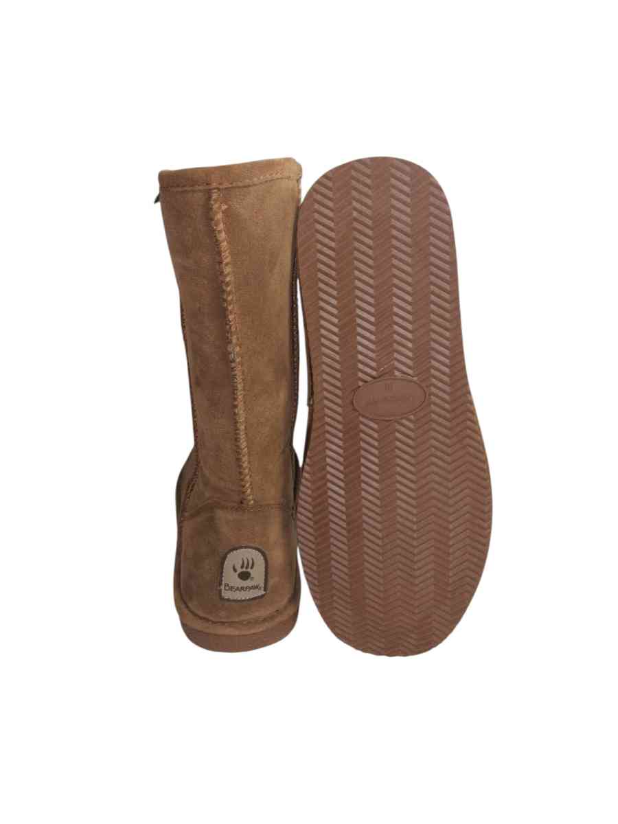 BEARPAW WOMENS BOOTS  ELLE TALL  US SIZE 10  BROWN