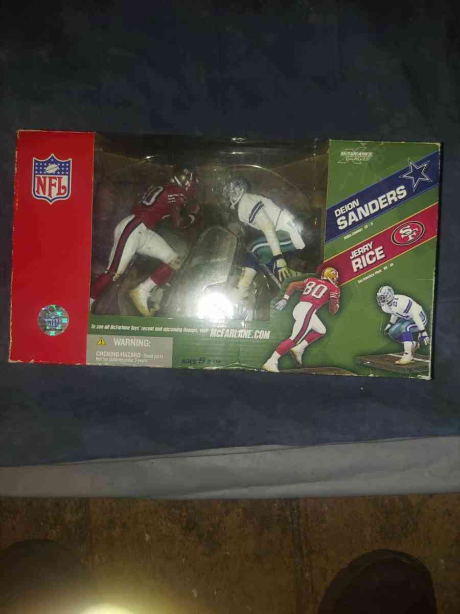 McFarlane Toys NFL Deluxe 2Pack featuring Jerry Rice of the