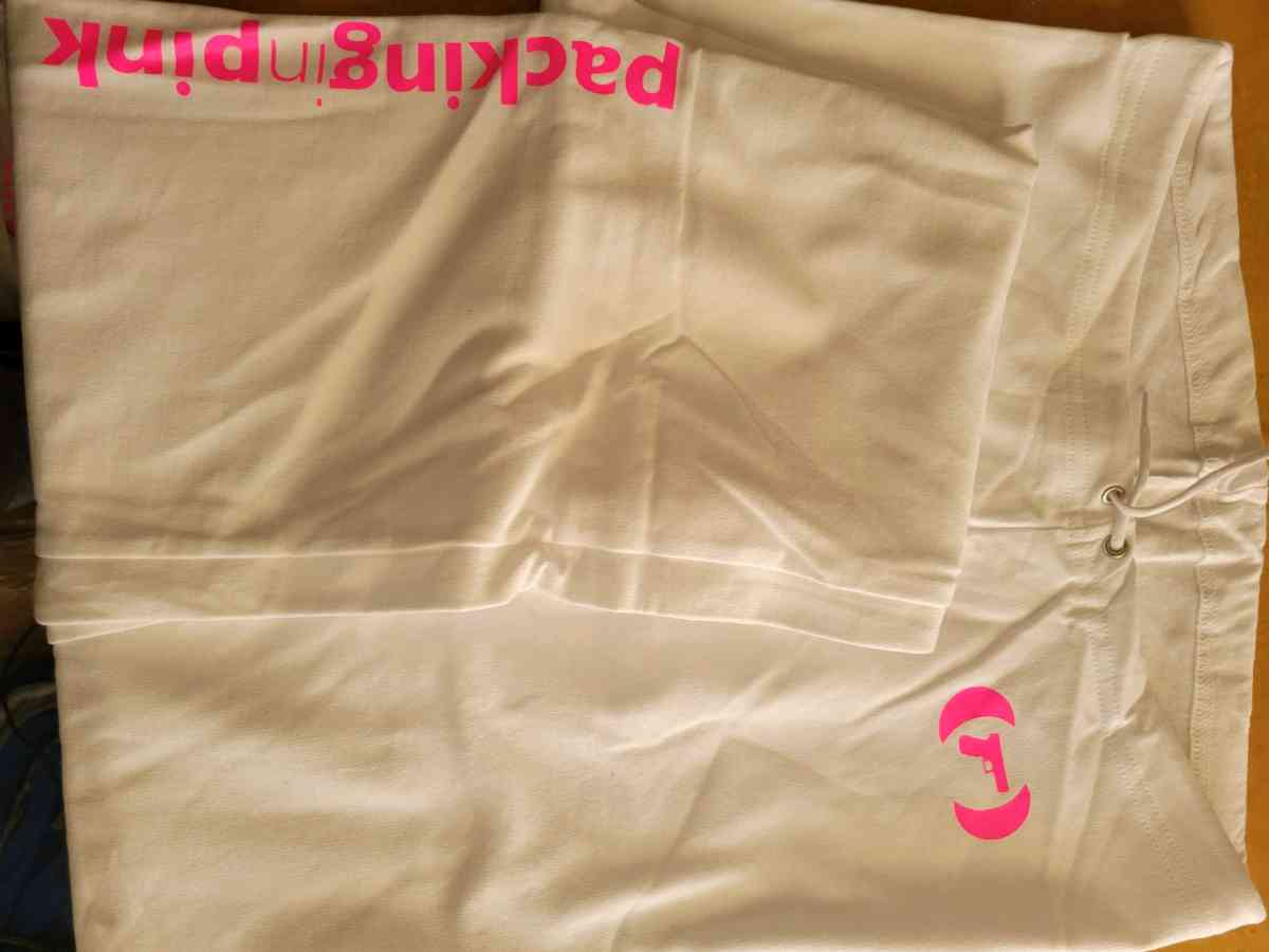 packing in Pink Sweat Pants