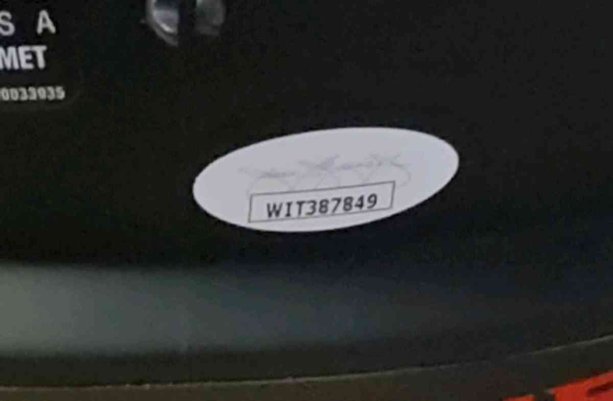 Michael Vick autographed replica Falcons Full Sized Helmet w