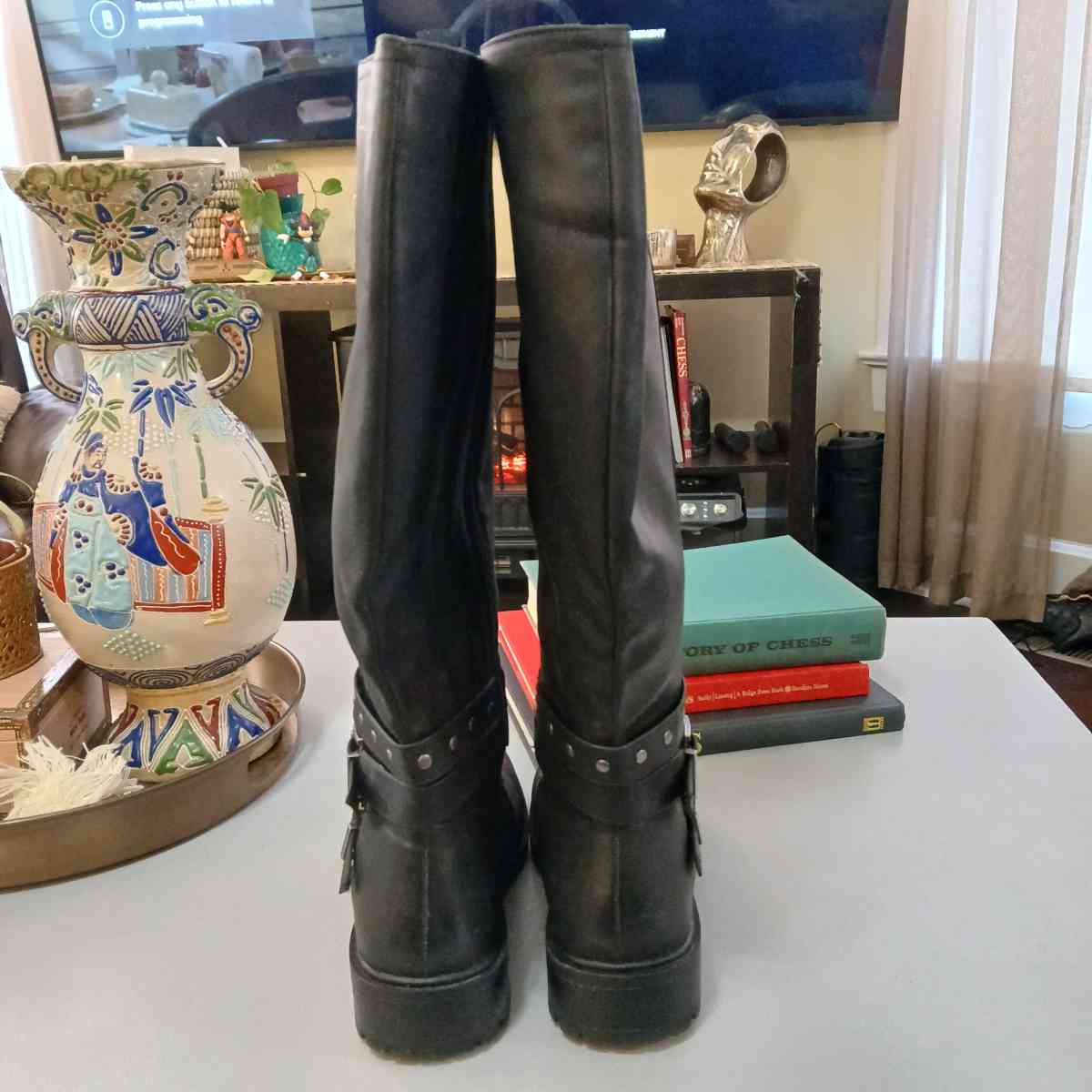 Torrid Buckle detail wide calf boots for Women Size 11ww