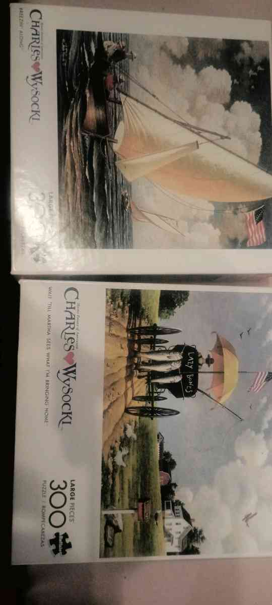 charles wysocki puzzles I have 20 of them all the pieces
