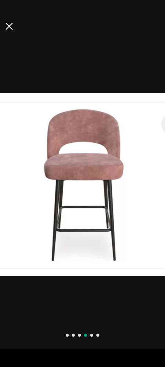 BarStools 2 ROSE Velvet