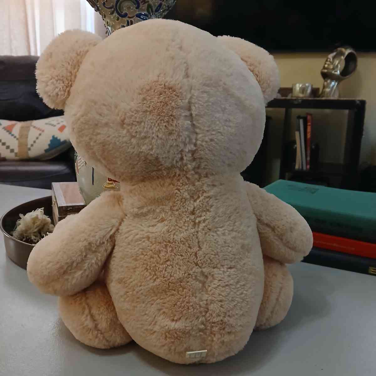 Sitting Teddy Bear with Love Sign 18x12