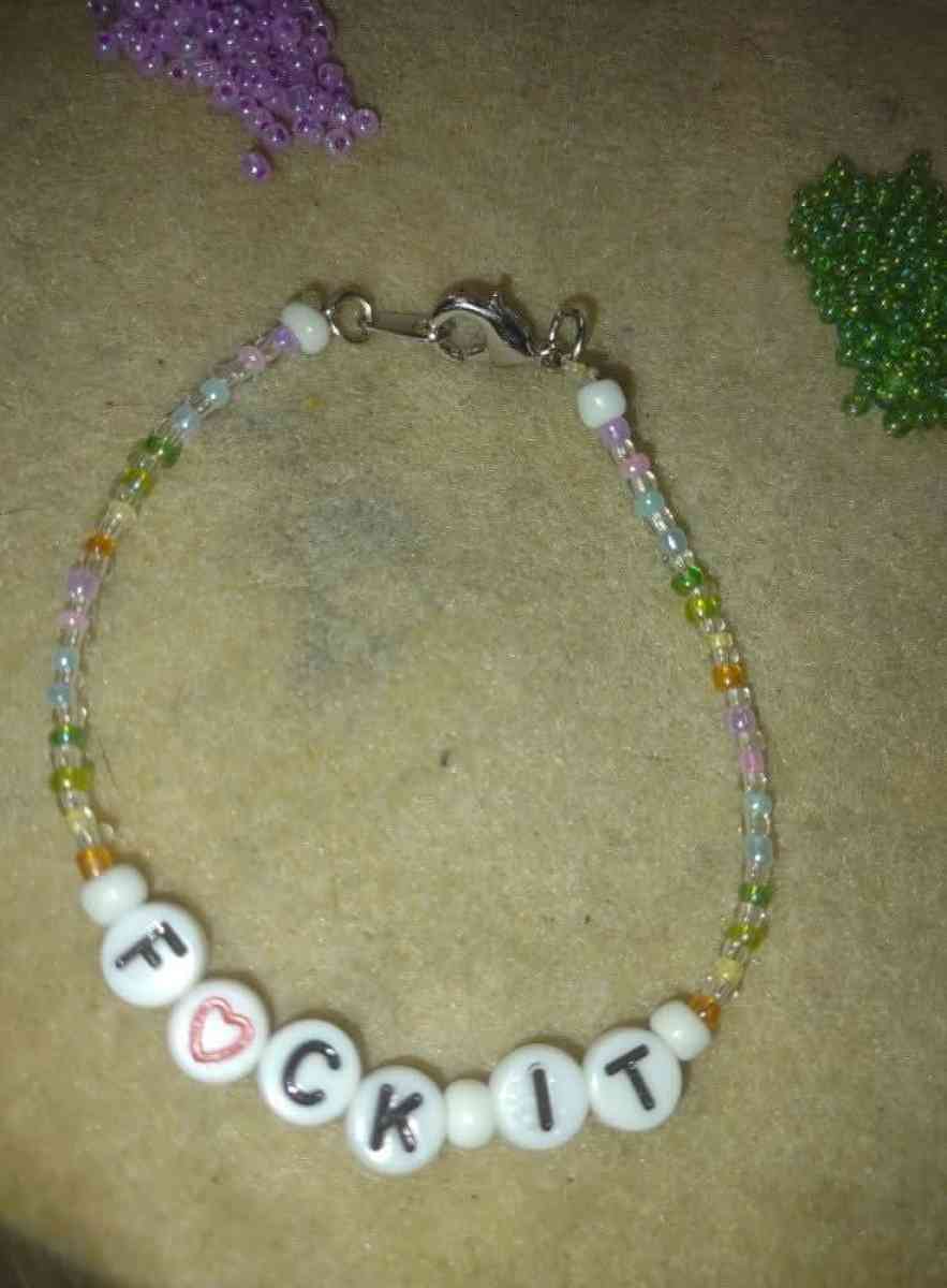 fuck it bracelet