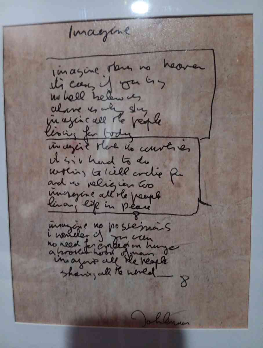 Imagine lyrics by john legend