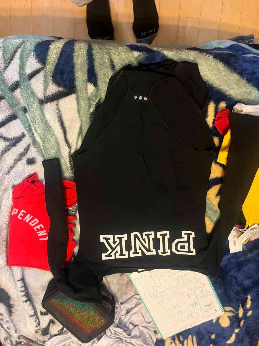 Pink bodysuits large and medium