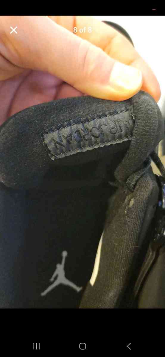Jordan 4 Black cats size 11 men