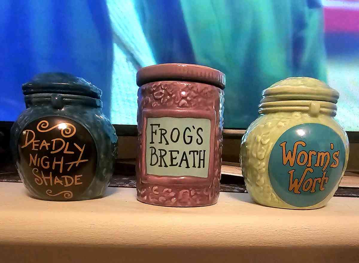 nightmare before christmas  Sallys potion trinket jars