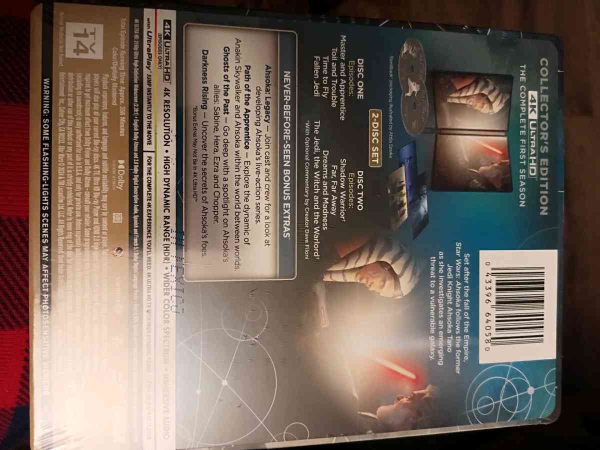 NEW STAR WARS AHSOKA STEEL BOOK