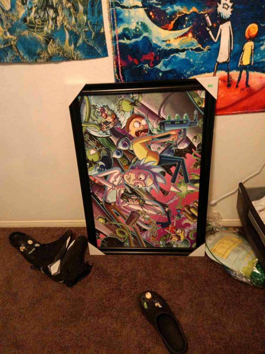 Rick and Morty painting